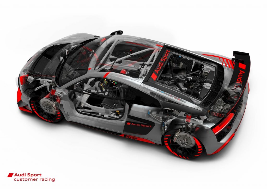 chasis del Audi R8 LMS GT4