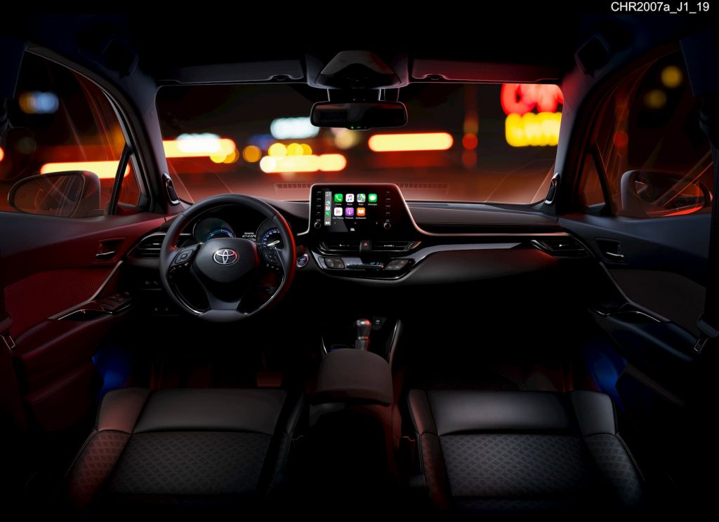 interior del Toyota C-HR